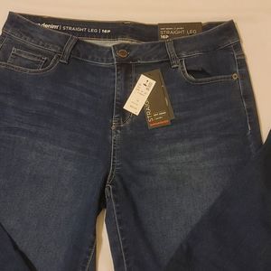 Avenue straight leg denim jeans size 16p